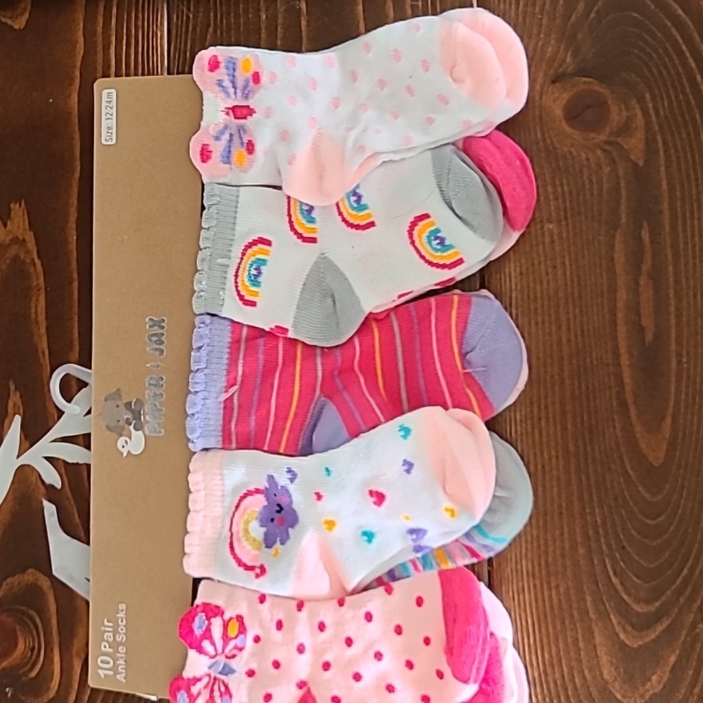 Piper + Jax ankle socks 12m-24m